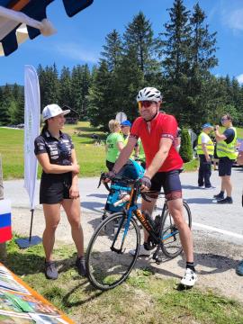 Festival SAŠA kolesari ob gostovanju dirke Po Sloveniji v Lučah